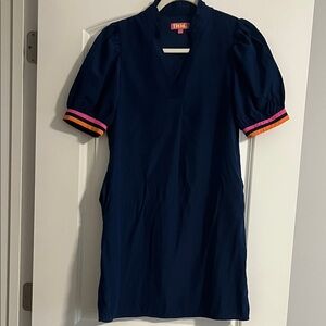 THML  Dress with Vibrant Sleeve Details